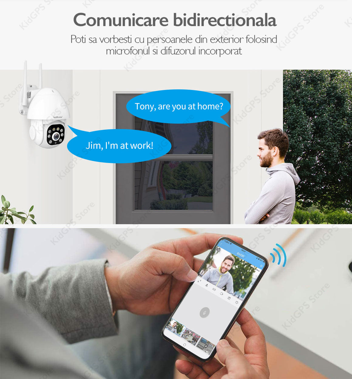 Camera de supraveghere WIFI SriHome SH039B Pro Camera de supraveghere WIFI SriHome SH039B Pro